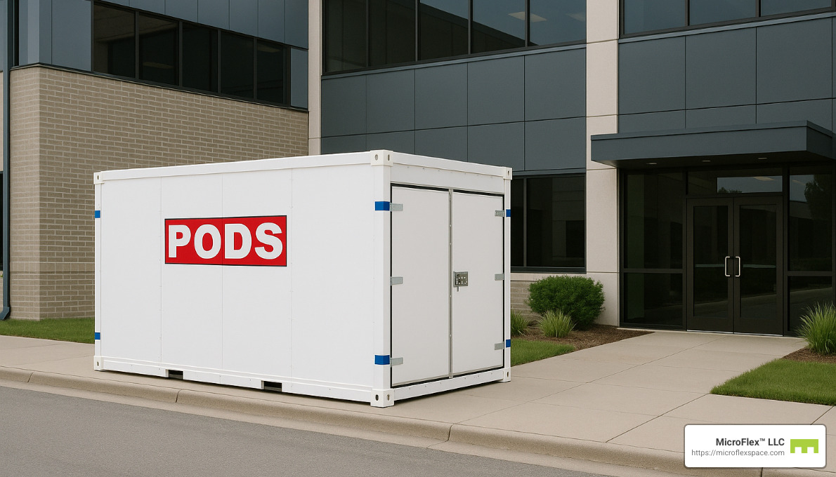 portable storage container - short term storage