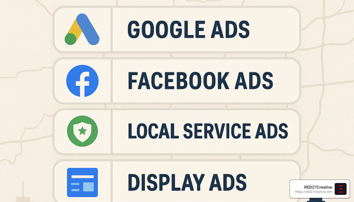 PPC Powerhouses in Naperville: Who's Worth Your Click? • Naperville pay-per-click services • RED27Creative Different types of PPC advertising channels for Naperville businesses - Naperville pay-per-click services