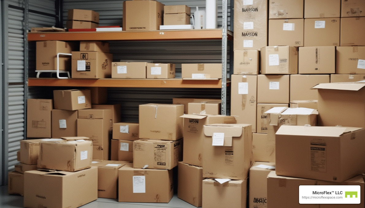 efficient storage packing - short term storage costs