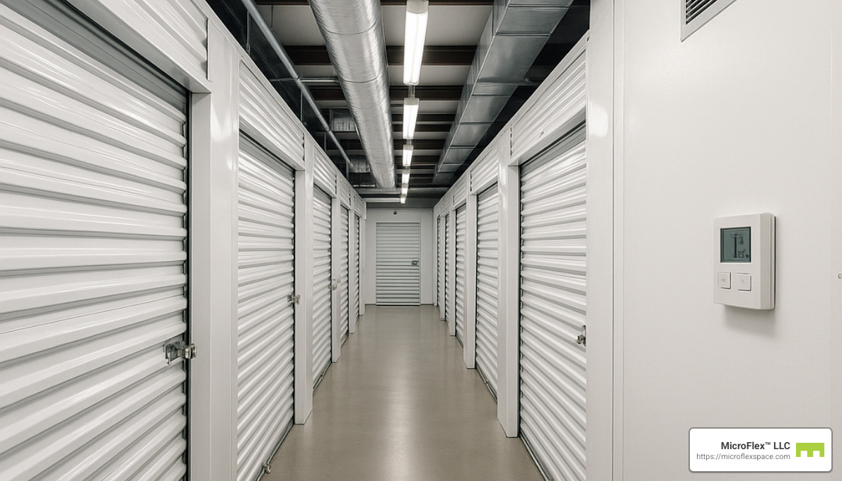 climate controlled storage unit - short term storage costs