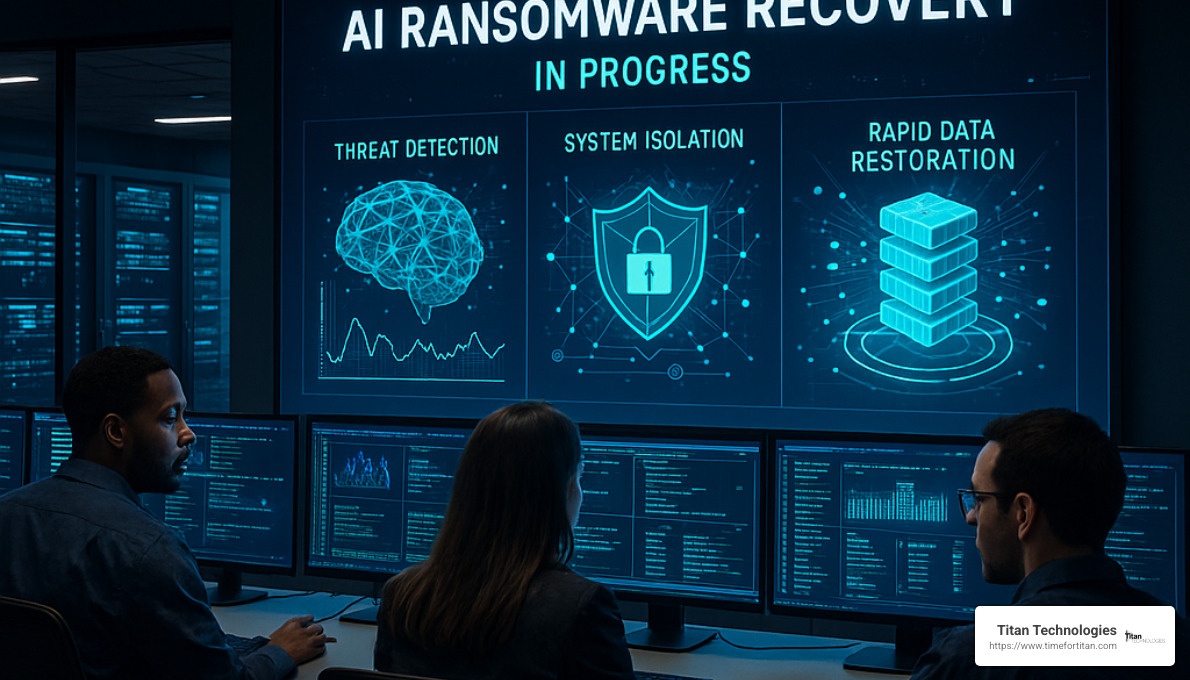 AI ransomware recovery - data protection software