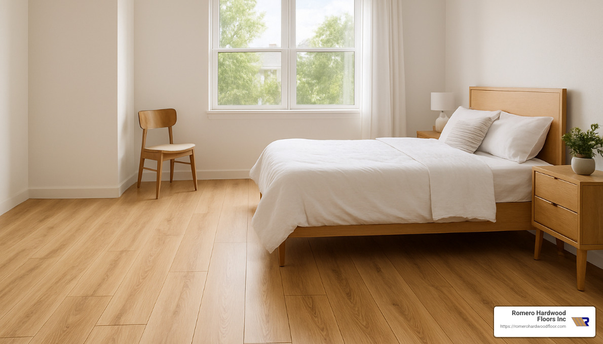 light oak laminate flooring in bedroom - best cheapest laminate flooring
