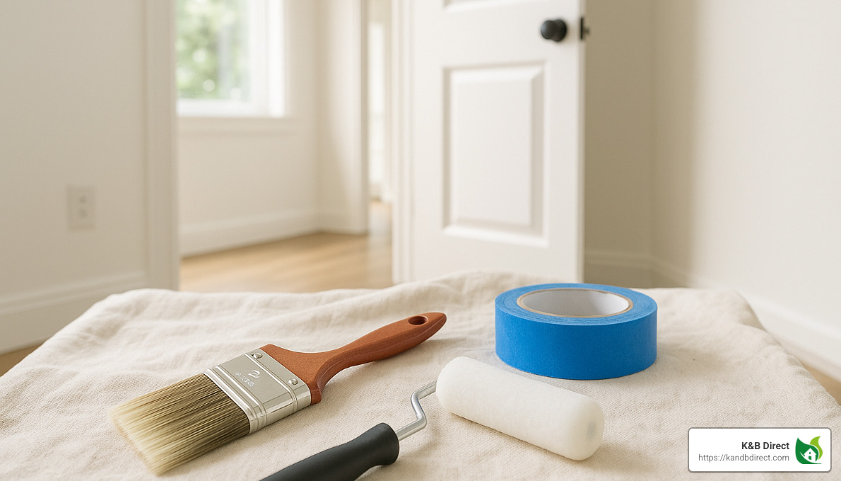 interior door painting supplies - how to paint an interior door