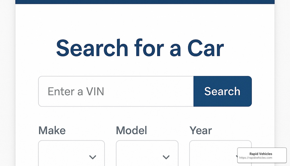 NADA car search homepage interface - nada car search