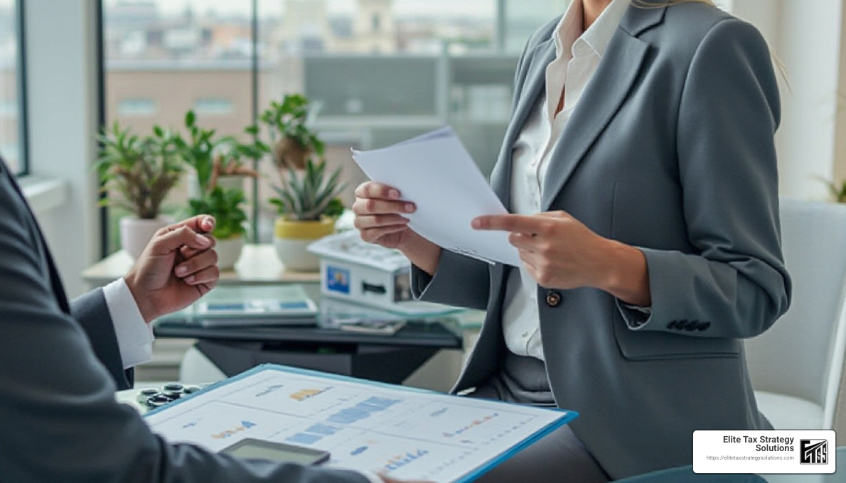 Tax technology dashboard showing real-time compliance tracking, digital document management, and tax savings analytics - business tax advisory services Tax technology dashboard showing real-time compliance tracking, digital document management, and tax savings analytics - business tax advisory services