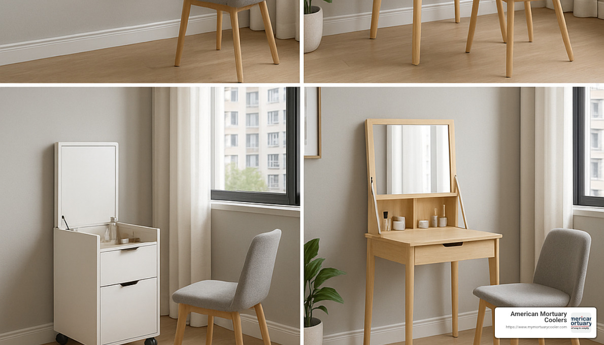 folding dressing table types - foldable dressing table