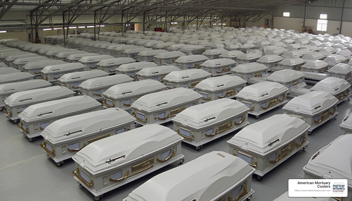 IoT-enabled mortuary cooler with digital monitoring system - mortuary equipment manufacturers