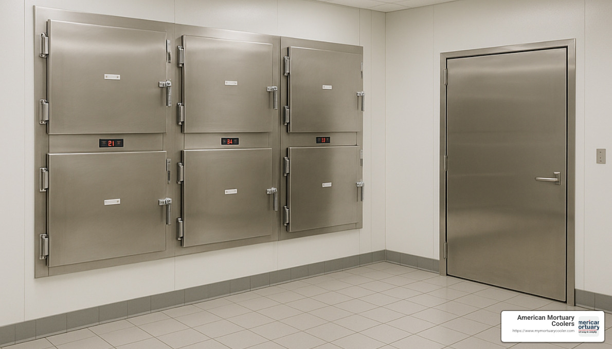 walk-in morgue freezer - temperature of morgue cooler