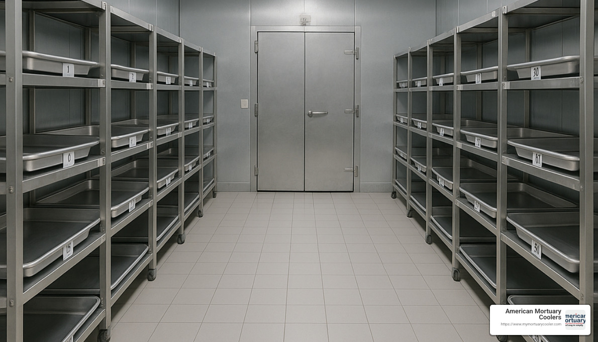 20-body walk-in freezer morgue - freezer morgue