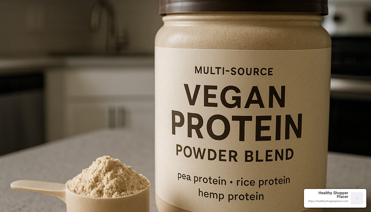 multi-source vegan protein powder blend - vegan protein powder