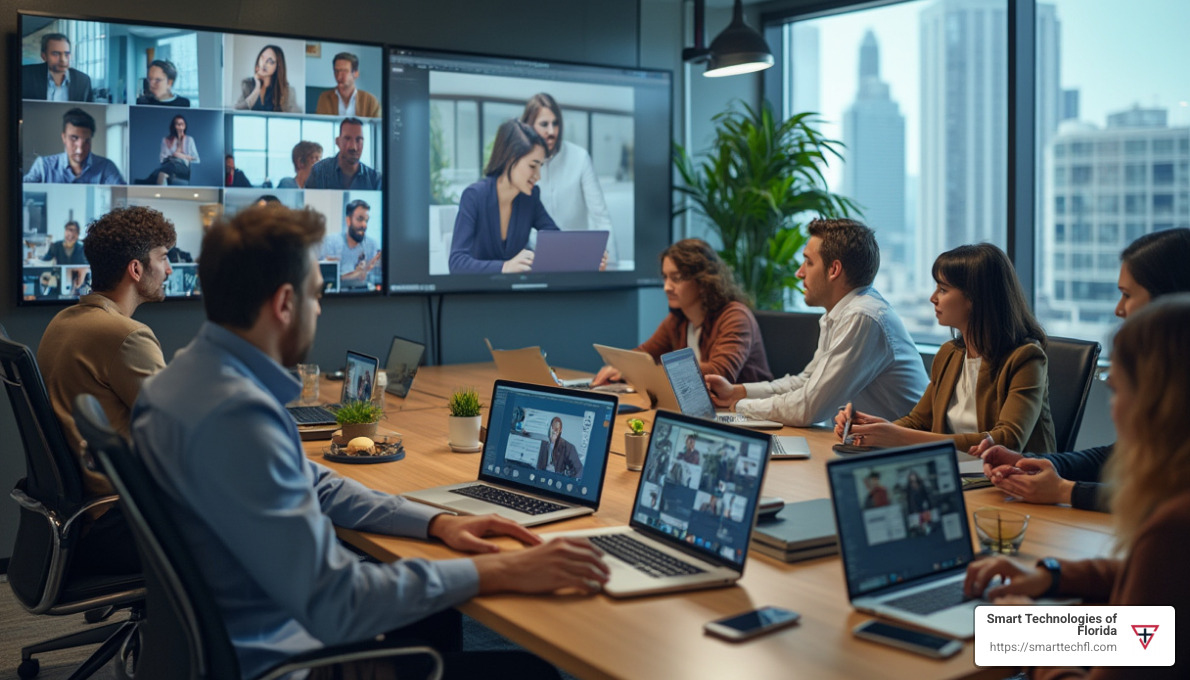 hybrid workforce using enterprise communications - enterprise communications