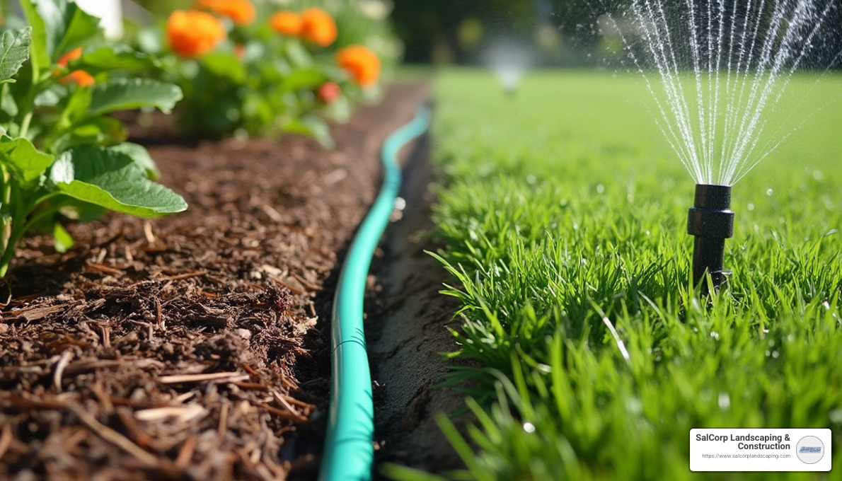 different types of garden irrigation systems - installing irrigation system for garden
