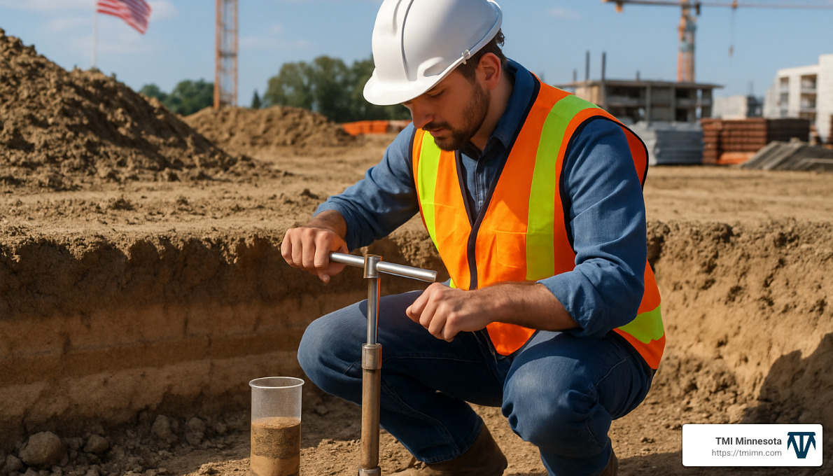f12157e5026d2ff73df52cf0637f6574aa839b71 Retaining Wall Services: Support Your Landscape Retaining wall design services for safety, curb appeal, and erosion control. Learn costs, options, code tips, and expert engineering. geotechnical engineer conducting soil testing on site - Retaining wall design services