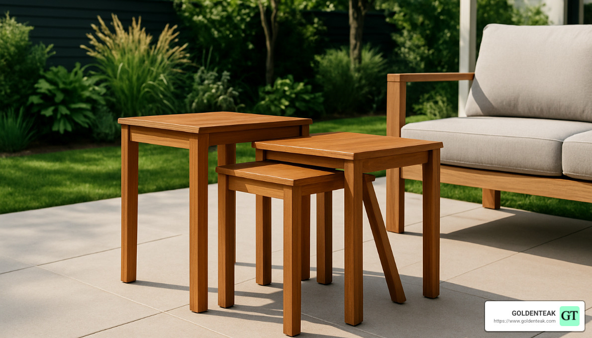 nesting teak side tables - side table teak wood nesting teak side tables - side table teak wood
