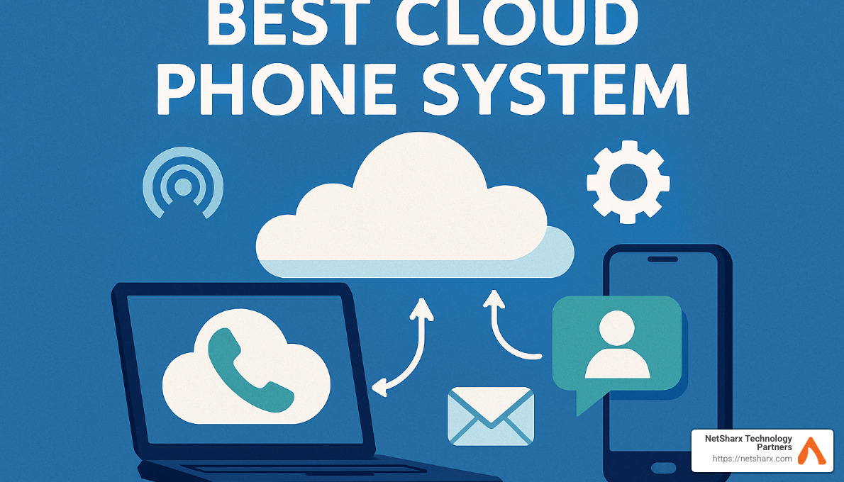 Video call interface with dial-pad overlay showing unified communications - best cloud phone system