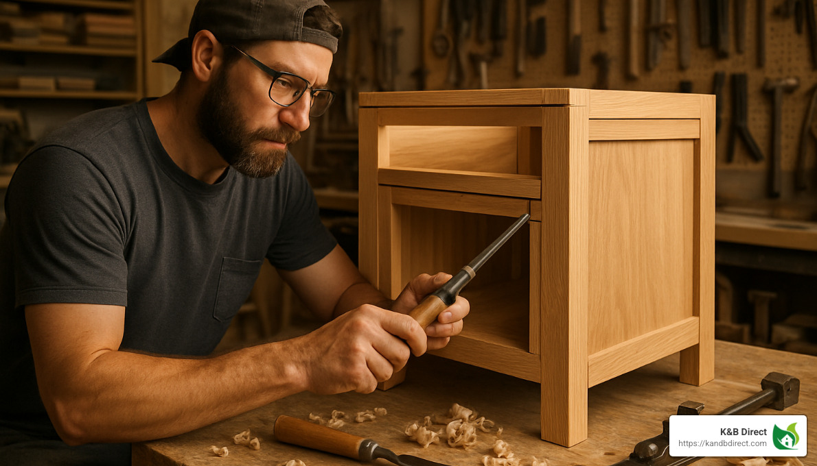 craftsman building custom bathroom vanity - best place to buy bathroom vanities near me