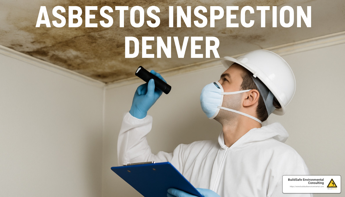 certification documents for asbestos inspectors - asbestos inspection denver