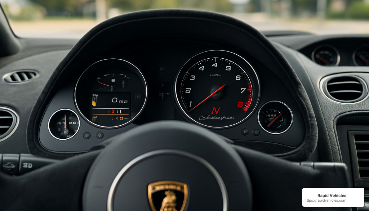 lamborghini gallardo superleggera dashboard with tachometer - how to properly drive a lamborghini gallardo superleggera automatic