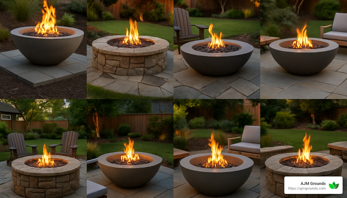 fire pit design styles mood board - Fire pit landscaping ideas