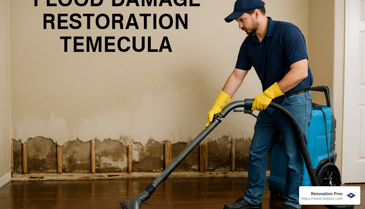 insurance claim documentation for water damage - flood damage restoration temecula