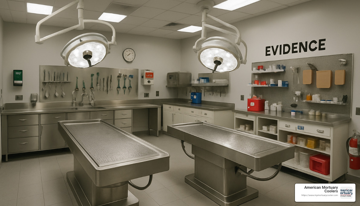 autopsy suite layout - Forensic Morgue