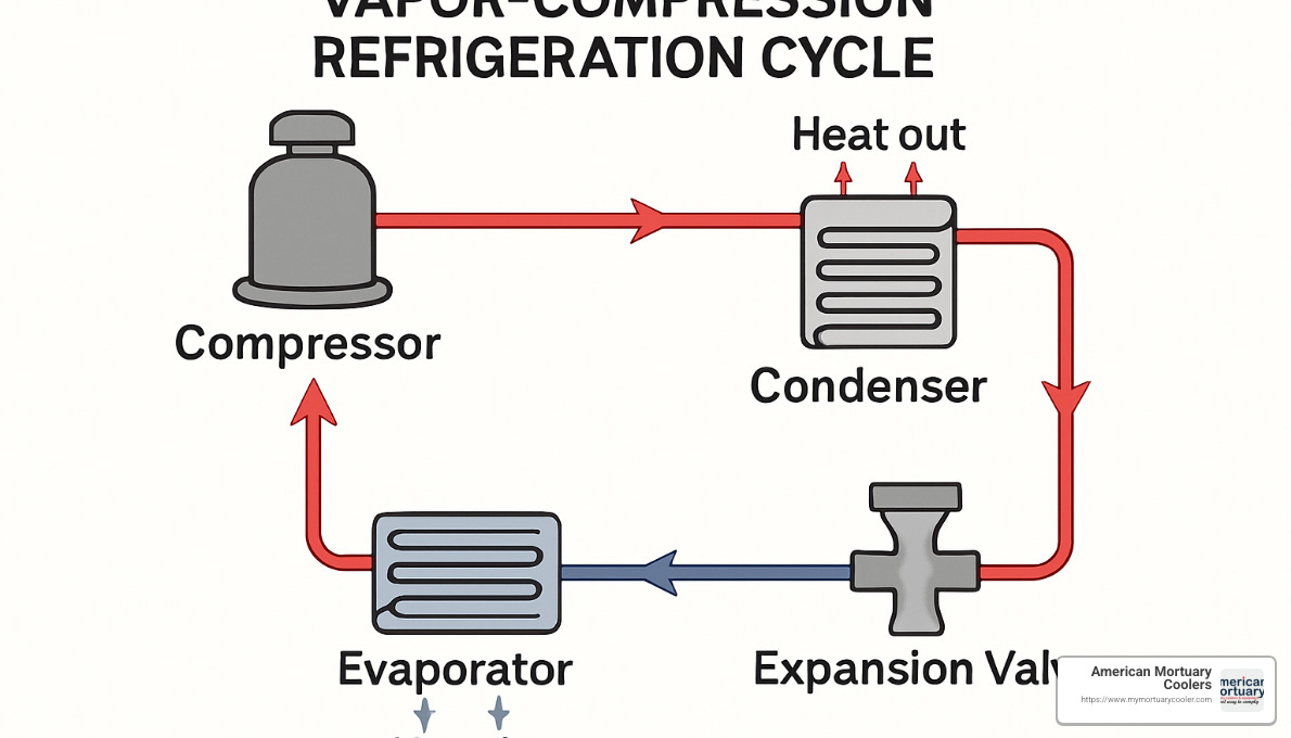 Vapor-compression refrigeration cycle diagram - walk in refrigeration units