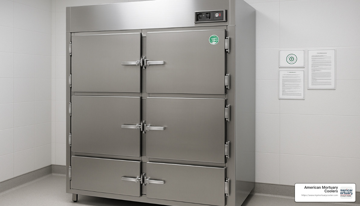 regulatory compliance for mortuary refrigeration - second hand mortuary fridges