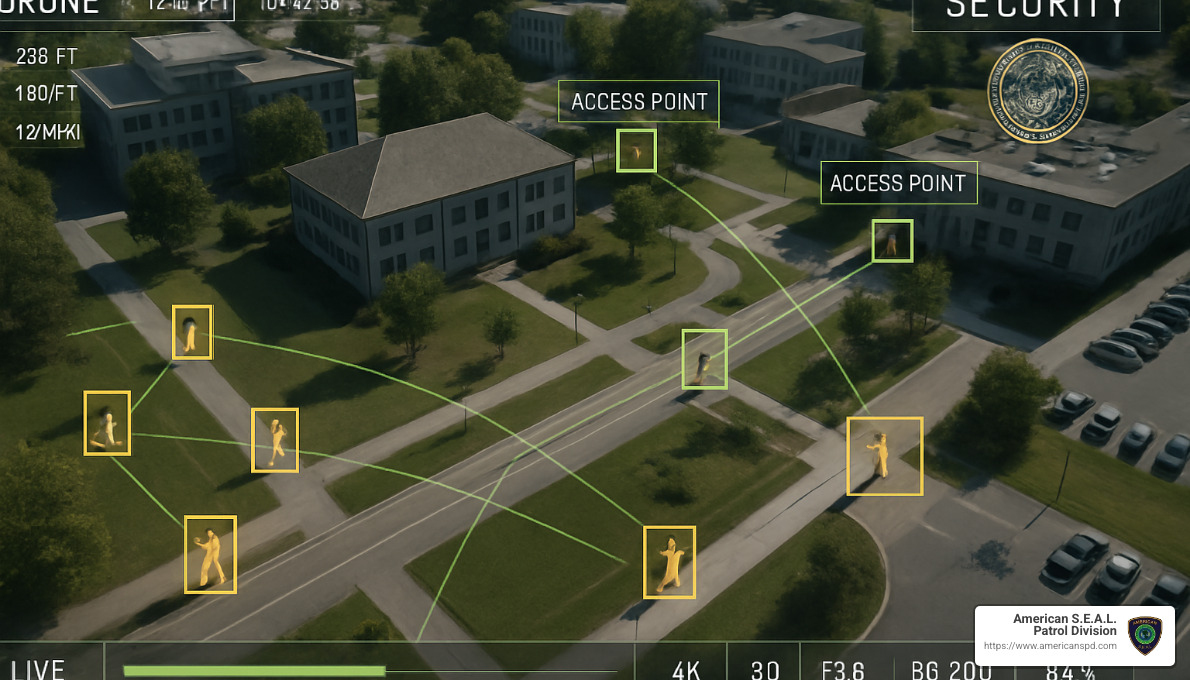 AR drone surveillance feed - Advanced surveillance technology