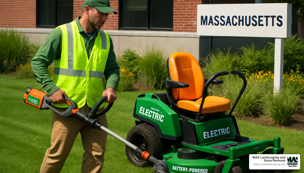 electric commercial landscape equipment - commercial landscape maintenance