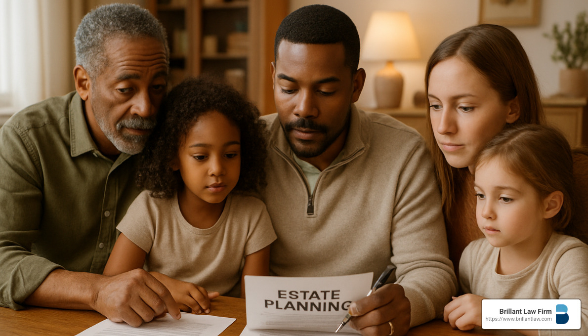 2f9ee0cb0c55747775c9d95832f790bbf0d5f61a Understanding Wills and Trusts: A Comprehensive Guide Discover the difference between a will and a trust—learn how each protects your assets and family. Start your estate plan today! family reviewing estate planning documents together - difference between a will and a trust