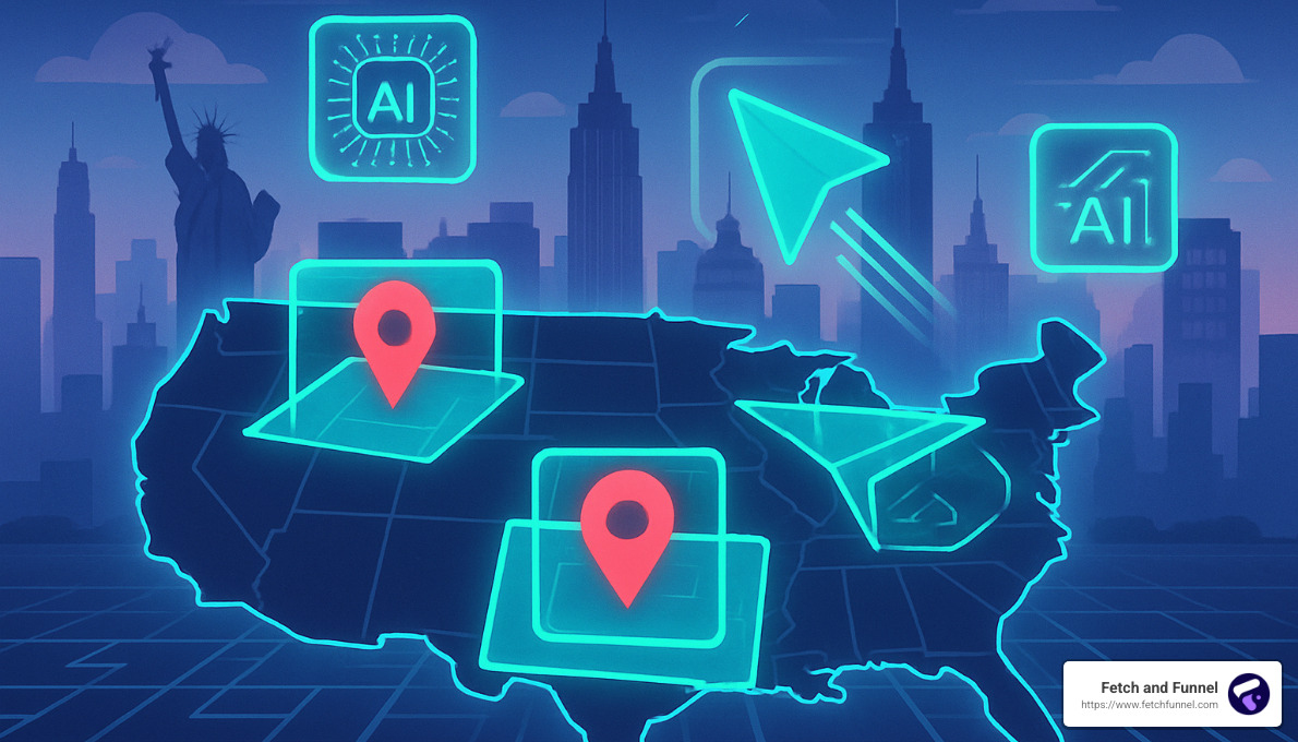 Future trends in digital geo fencing showing AI integration and augmented reality - digital geo fencing