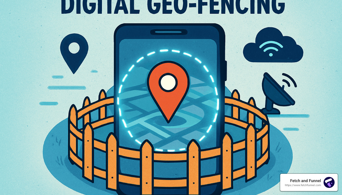 Event-based digital geo fencing showing targeted ads at a stadium - digital geo fencing