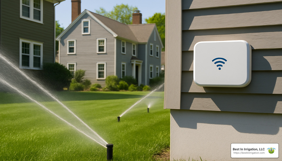 smart irrigation system in Massachusetts - best automatic sprinkler controller