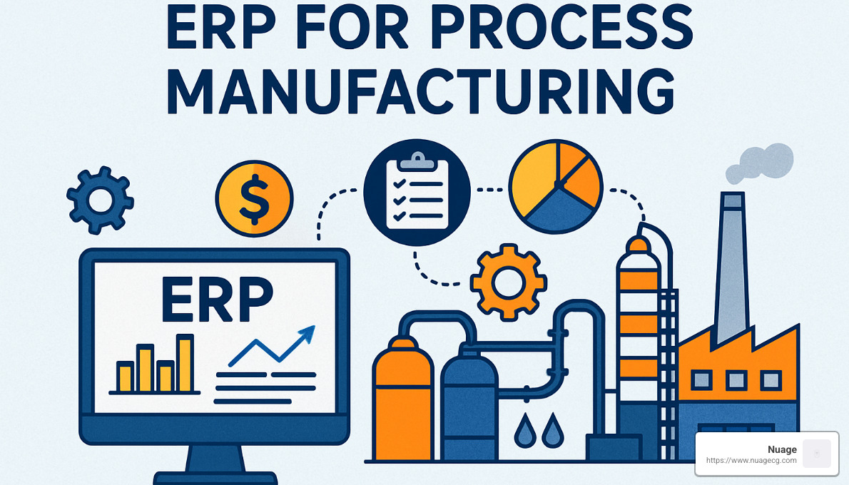 Process manufacturing analytics dashboard - ERP for process manufacturing