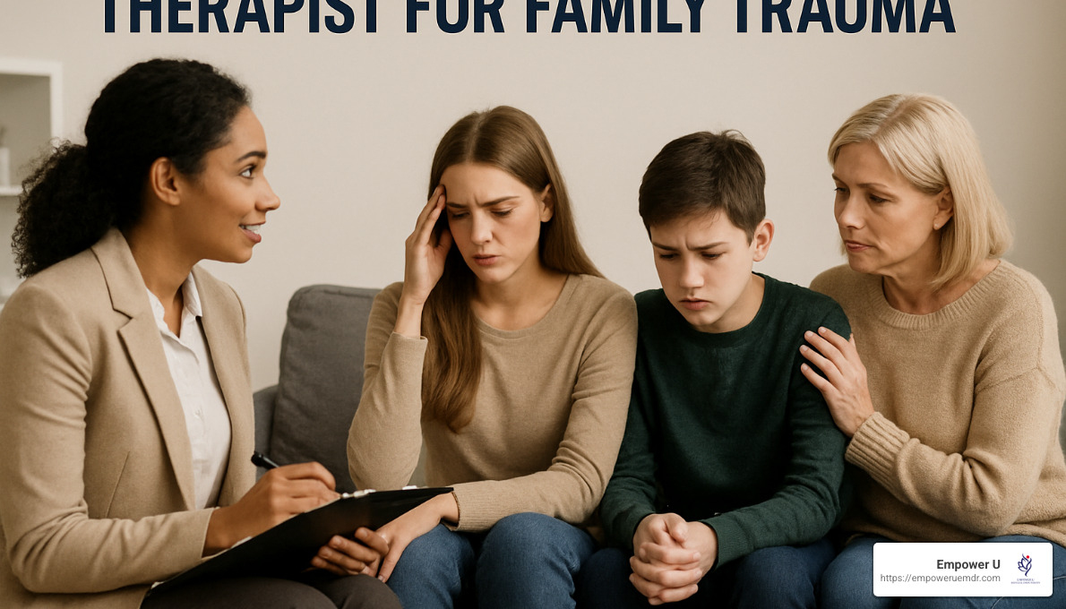 therapist search on laptop - therapist for family trauma