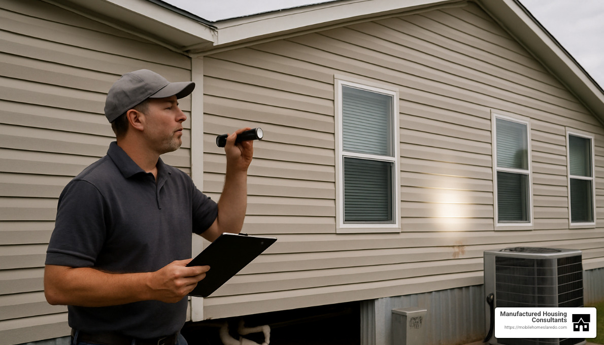 Mobile home inspection showing common problem areas - repossessed double wide mobile homes Mobile home inspection showing common problem areas - repossessed double wide mobile homes