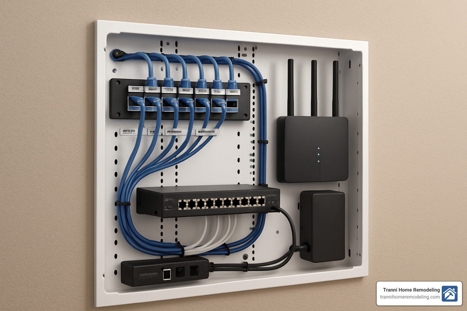 network hub installation - house smart remodeling