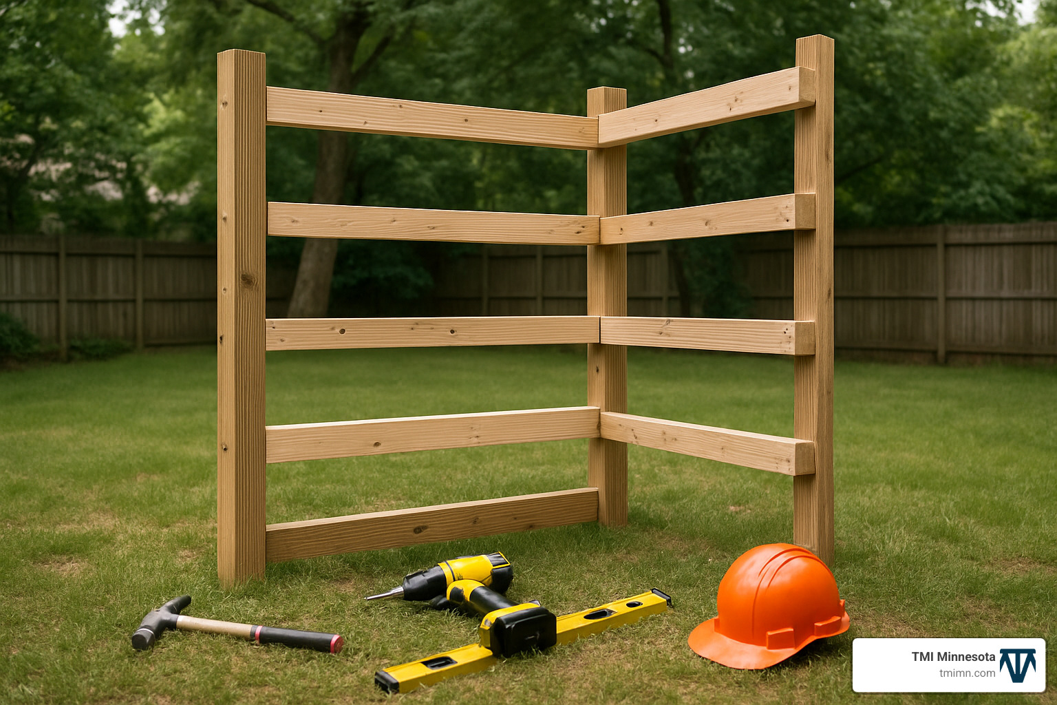 Framing stage of climbing wall construction - backyard climbing wall for kids