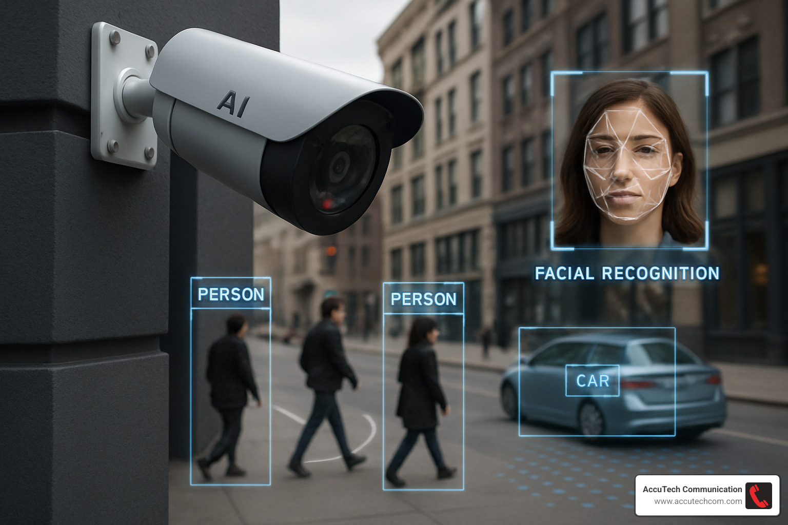 AI-powered security camera with analytics - security and alarms systems companies
