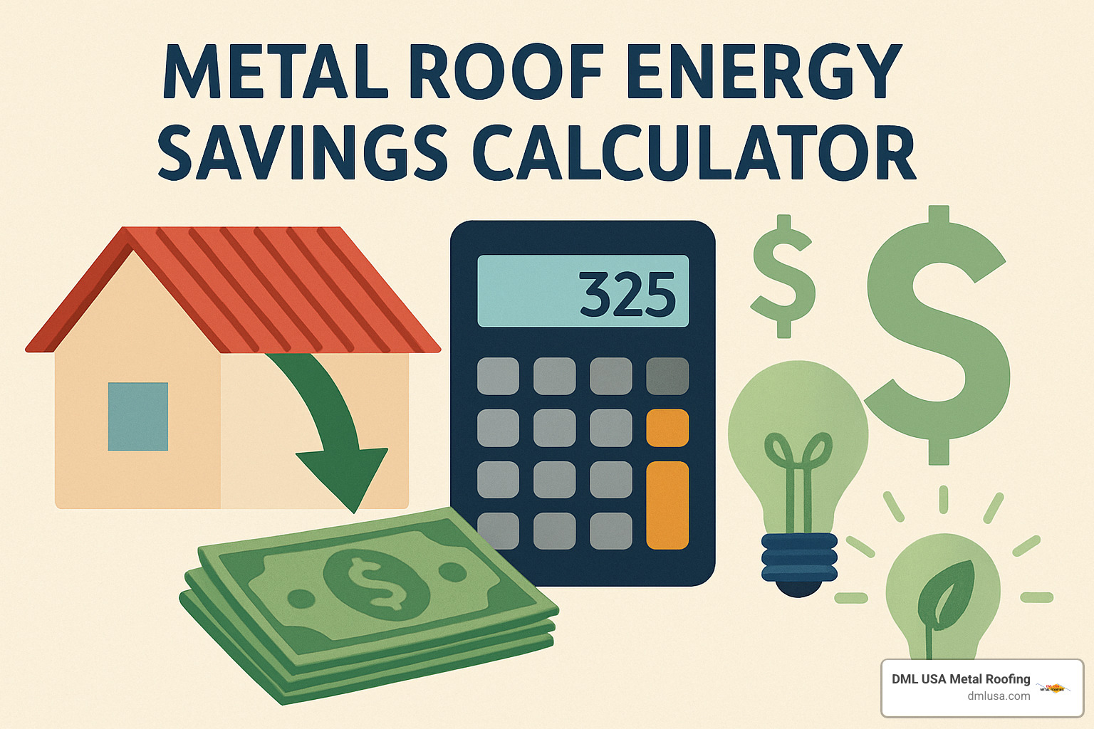 energy savings calculator interface - metal roof energy savings calculator