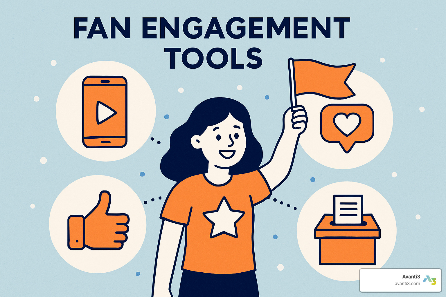 Digital dashboard showing real-time fan engagement analytics - Fan engagement tools