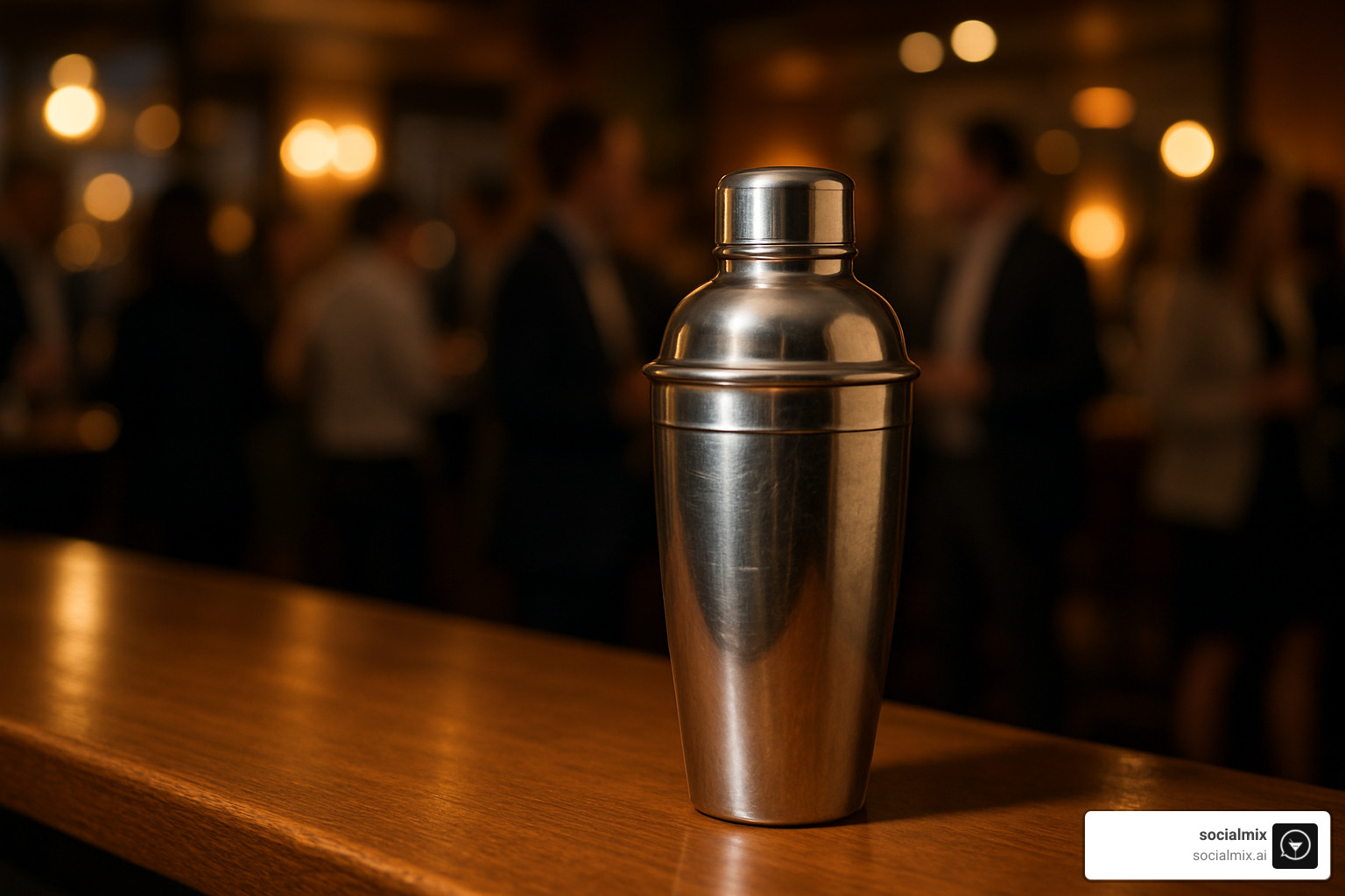 classic cocktail shaker - business casual cocktail attire