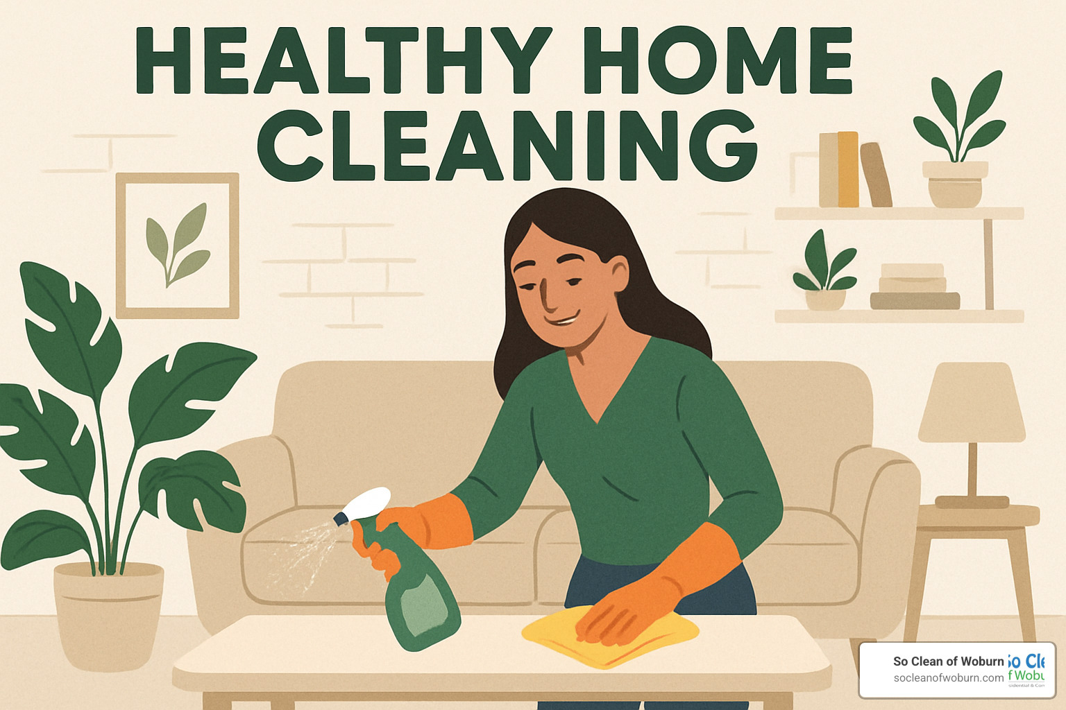 home cleaning storage cabinet with labeled products - healthy home cleaning
