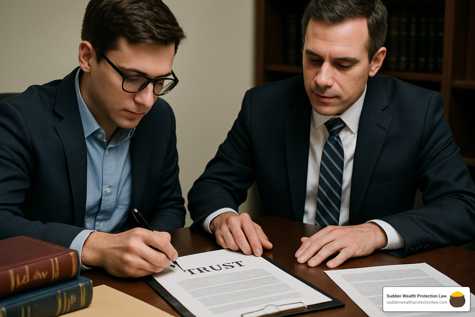 Person signing trust documents with attorney - arizona asset protection trusts