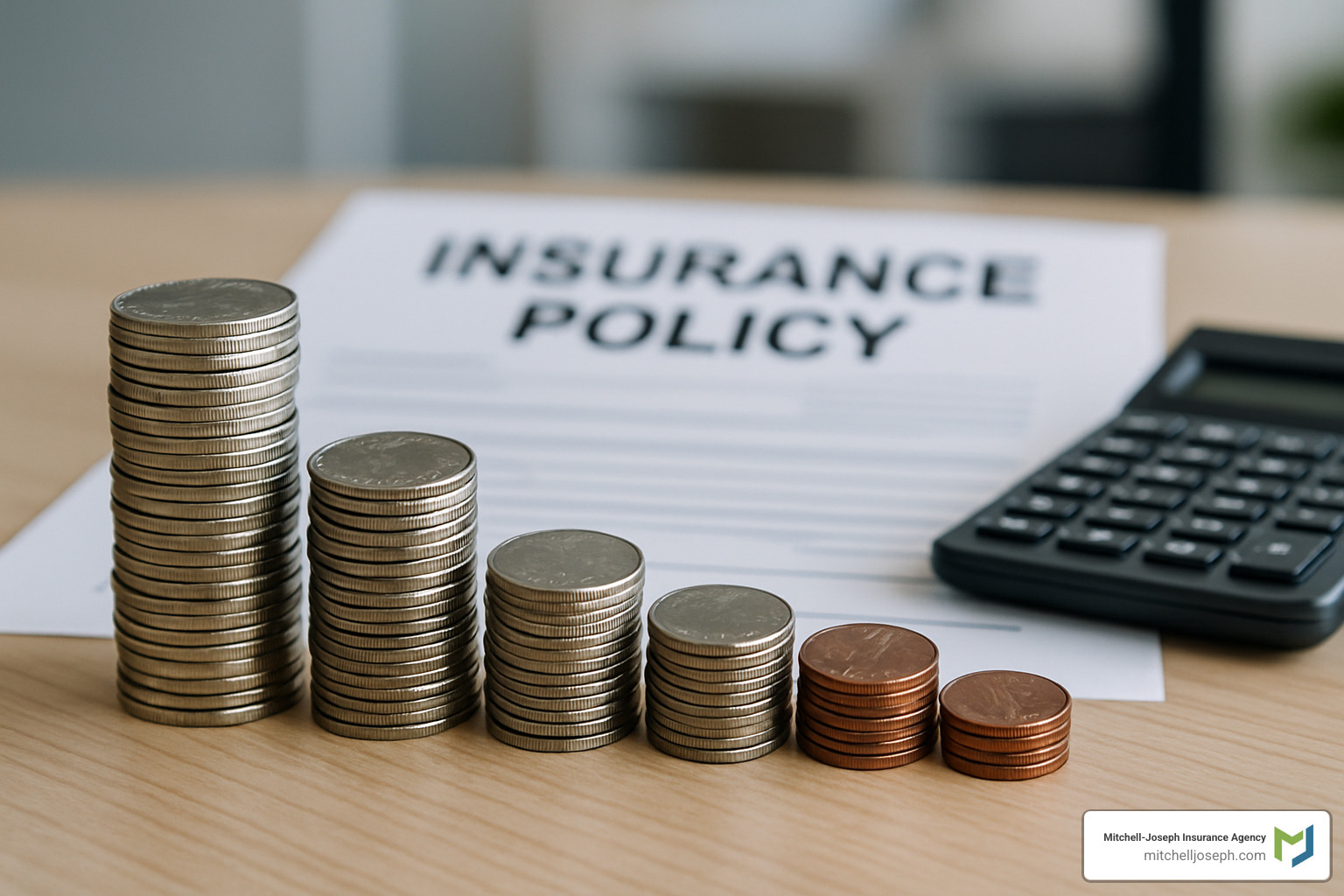 coins stacked showing insurance savings through bundling policies - Business insurance for IT consultants