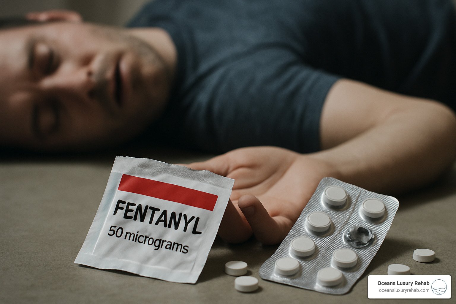 person administering Narcan nasal spray - fentanyl overdose