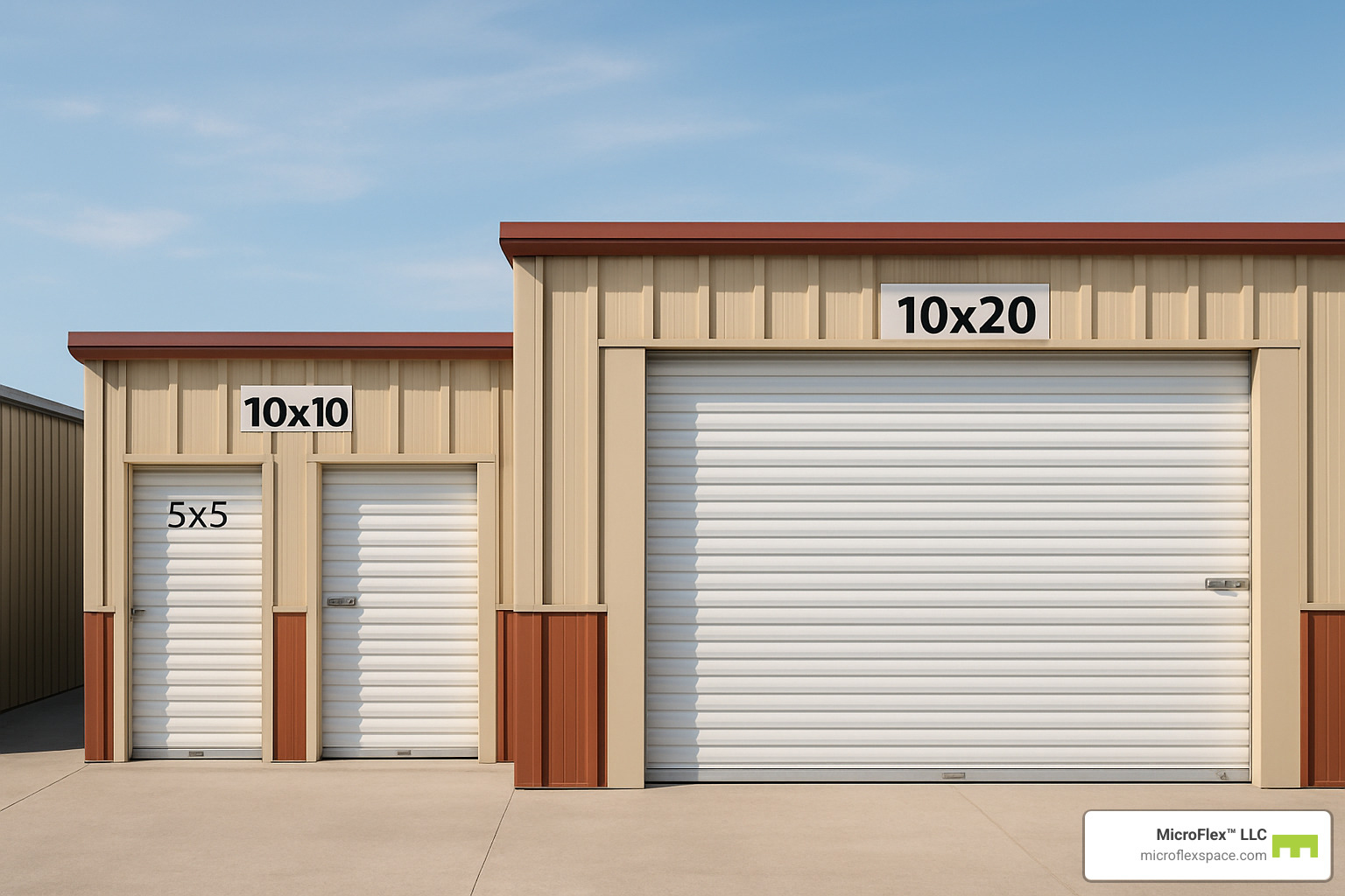 different sized mini warehouse storage units - mini warehouse storage