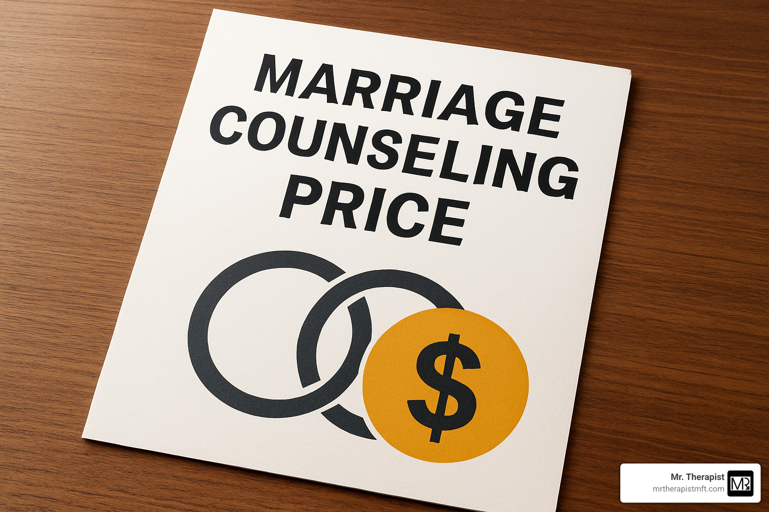 therapist explaining fees to couple - marriage counseling price