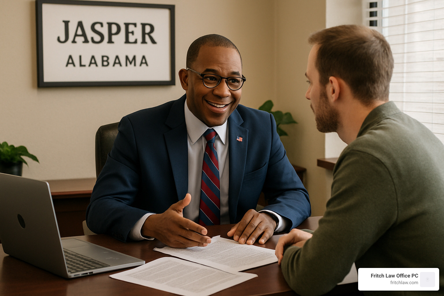 jasper attorney consulting with client - jasper attorney
