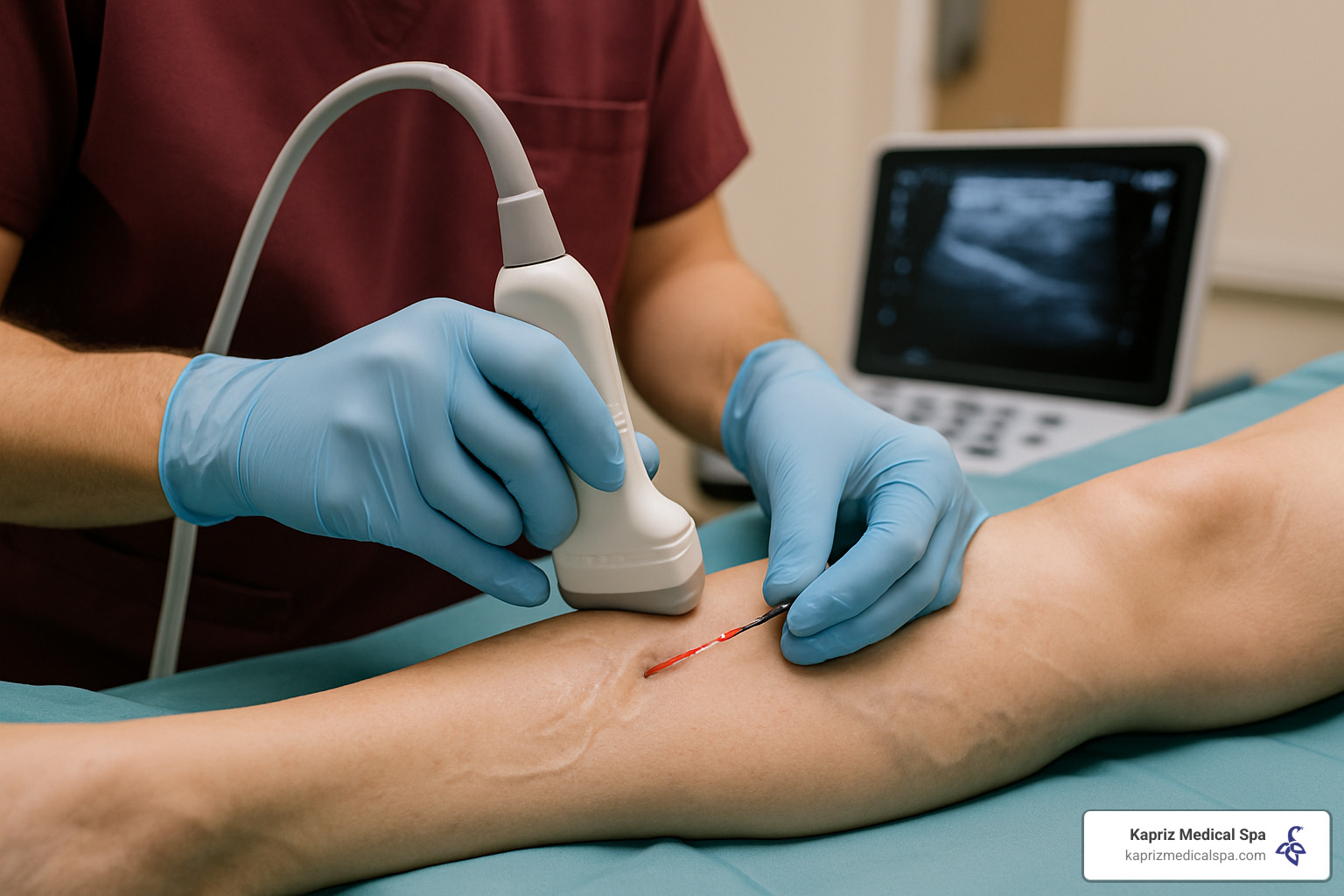 ultrasound guided laser vein treatment procedure - Endovenous laser therapy Jacksonville